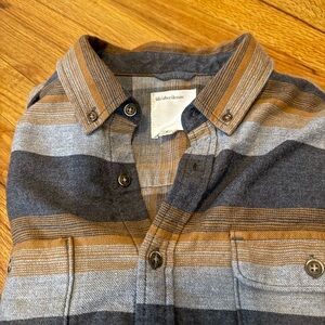 Life After Denim Plaid Shirt in Blue and Brown